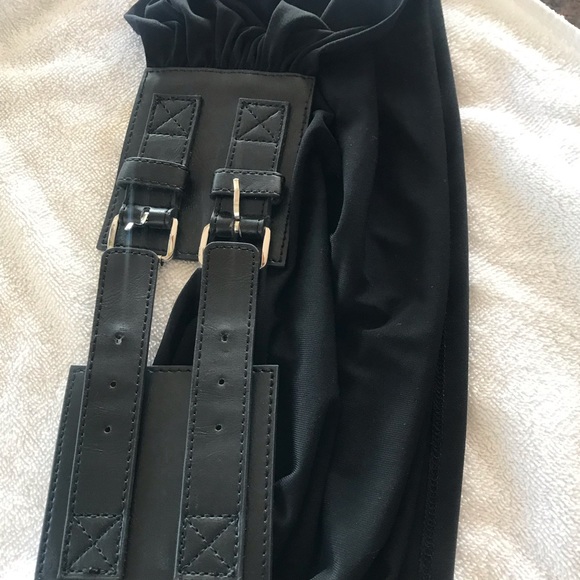 Michael lots black dress w black belt - Picture 5 of 9